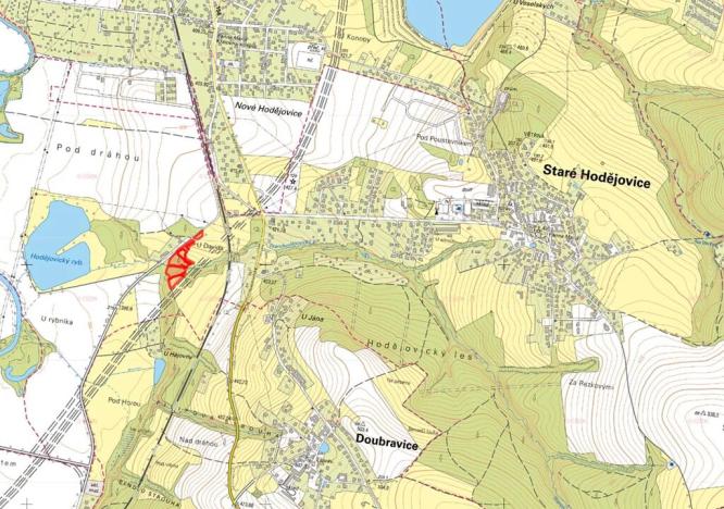 Prodej pole, Staré Hodějovice, 10764 m2