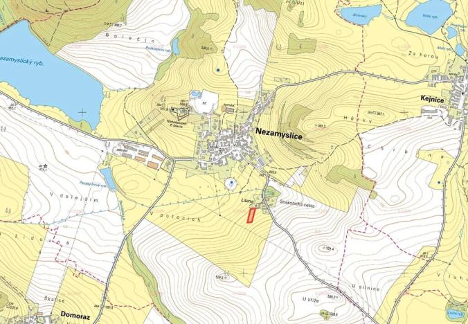 Prodej pozemku pro bydlení, Nezamyslice, 2335 m2
