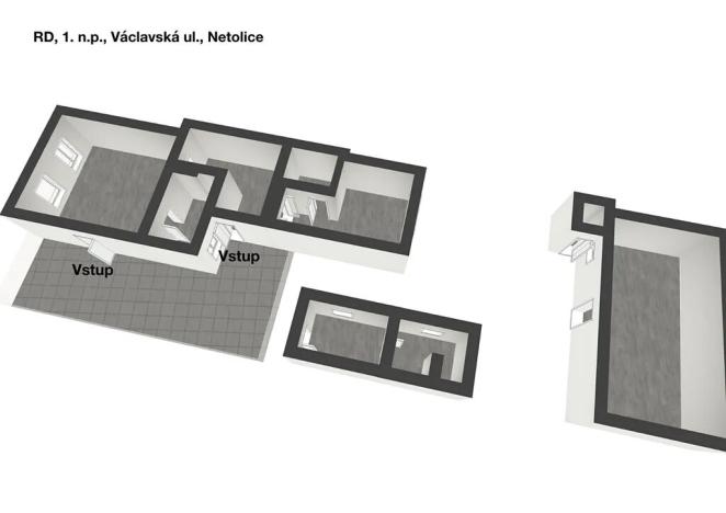 Prodej vícegeneračního domu, Netolice, Václavská, 100 m2