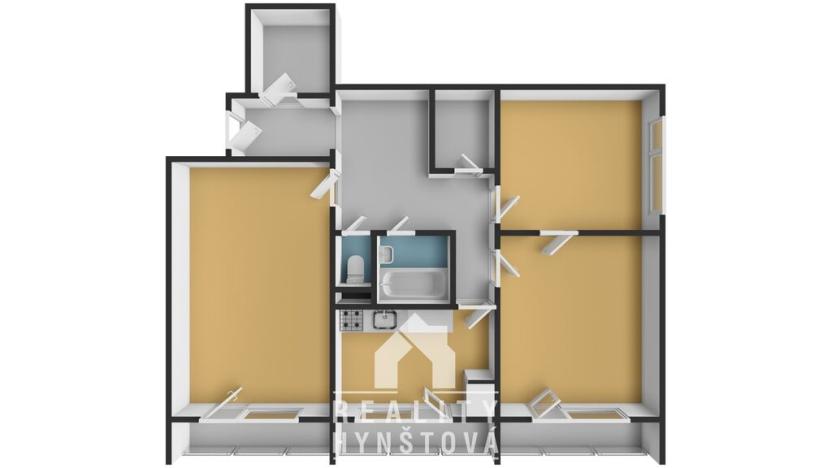 Prodej bytu 3+1, Blansko, Bezručova, 81 m2