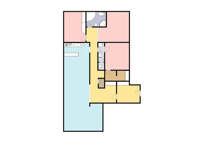 Pronájem bytu 4+kk, Praha - Holešovice, Dukelských hrdinů, 170 m2
