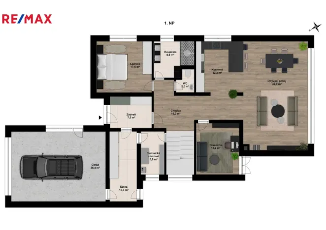 Prodej pozemku pro bydlení, Pozořice, 1215 m2
