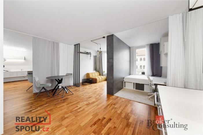 Pronájem bytu 2+kk, Praha - Smíchov, Švédská, 42 m2