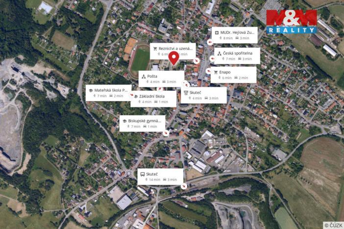 Pronájem bytu 1+1, Skuteč, Československé armády, 47 m2