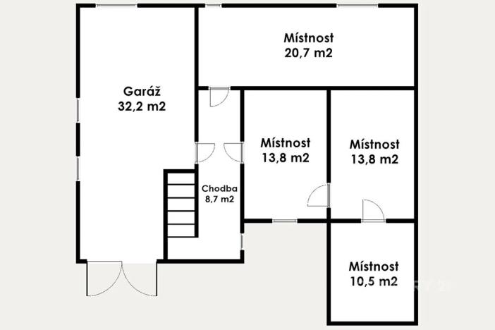 Prodej rodinného domu, Černouček, 89 m2
