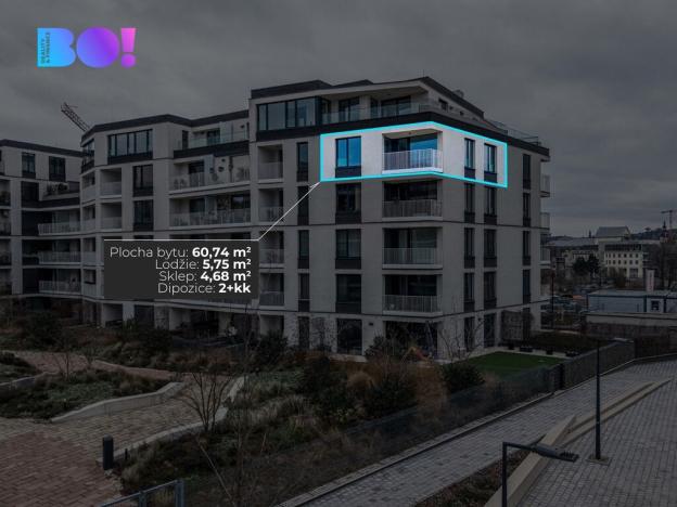 Pronájem bytu 2+kk, Ostrava, F. X. Riepla, 61 m2