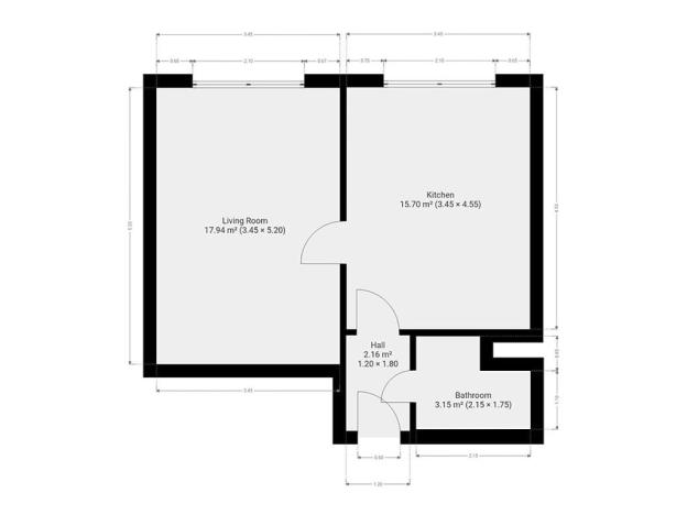 Pronájem bytu 1+1, Praha - Kamýk, Písnická, 40 m2