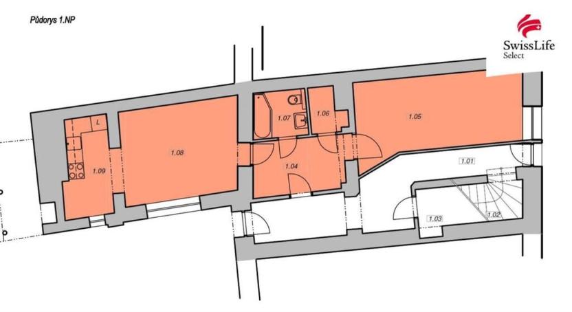 Prodej bytu 2+kk, Jimramov, náměstí Jana Karafiáta, 60 m2