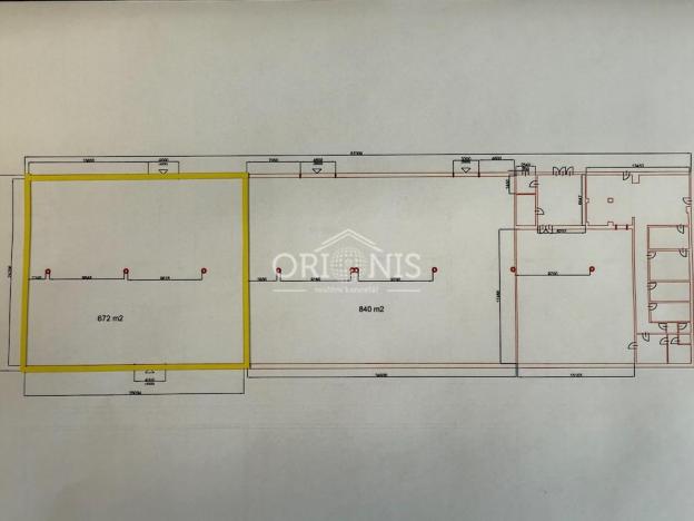 Pronájem skladu, Chomutov, Dolní, 672 m2