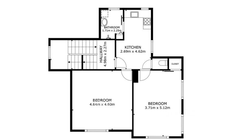 Pronájem bytu 2+1, Praha - Modřany, Do čtvrti, 55 m2