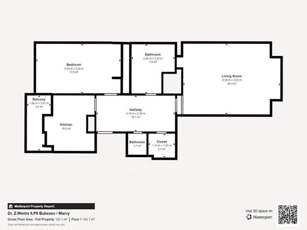 Pronájem bytu 2+1, Praha - Bubeneč, dr. Zikmunda Wintra, 91 m2