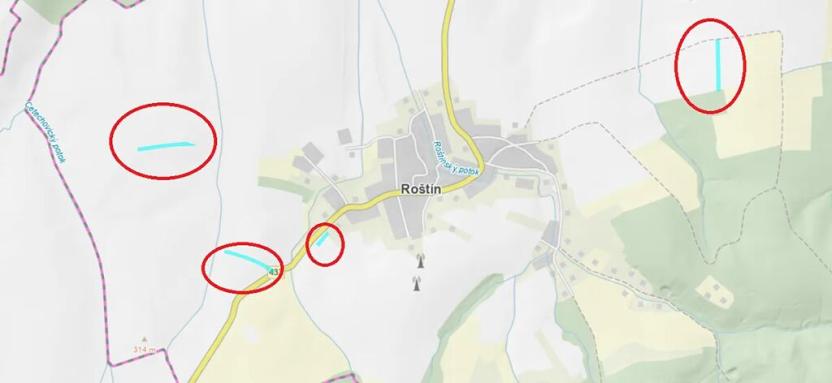 Prodej pole, Roštín, 12575 m2
