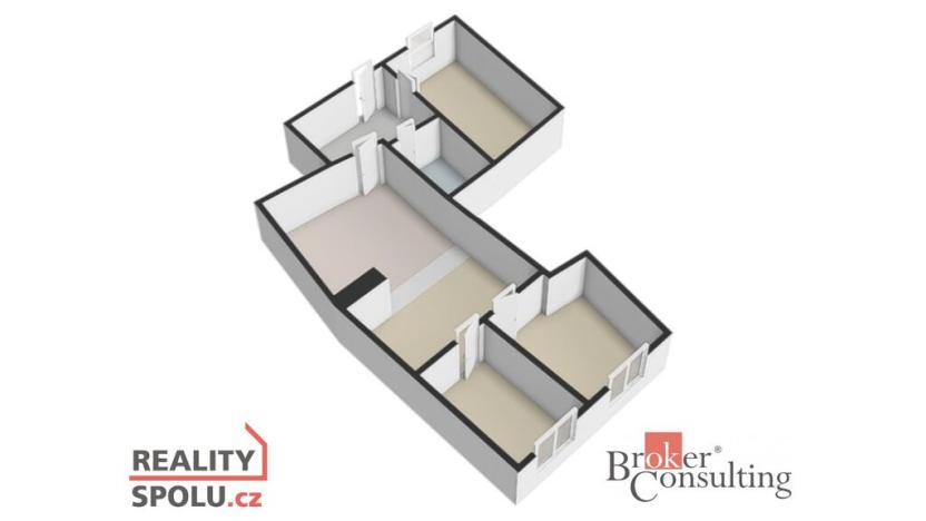 Prodej bytu 4+kk, Brno - Zábrdovice, Cejl, 76 m2