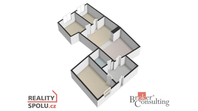 Prodej bytu 4+kk, Brno - Zábrdovice, Cejl, 76 m2