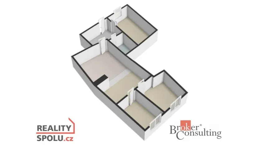 Prodej bytu 4+kk, Brno - Zábrdovice, Cejl, 76 m2