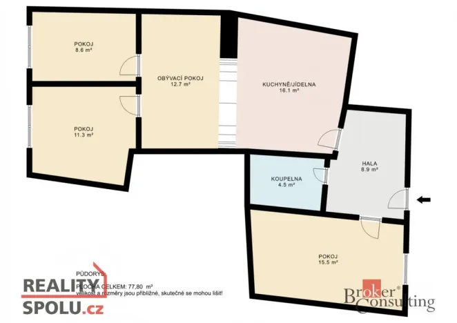 Prodej bytu 4+kk, Brno - Zábrdovice, Cejl, 76 m2