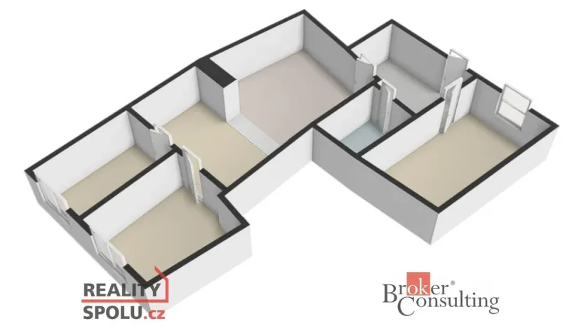 Prodej bytu 4+kk, Brno - Zábrdovice, Cejl, 76 m2