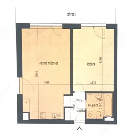 Pronájem bytu 2+kk, Plzeň, Křimická, 57 m2