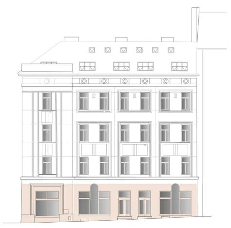 Pronájem obchodního prostoru, Praha - Žižkov, Jeronýmova, 277 m2