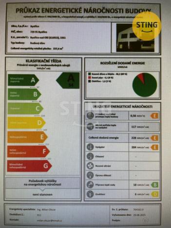 Prodej rodinného domu, Bystřice, 220 m2