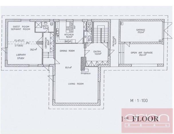 Pronájem rodinného domu, Praha - Kunratice, Ke hrádku, 417 m2