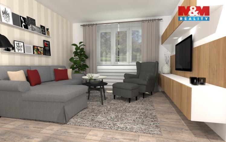 Pronájem bytu 2+1, Zábřeh, Severovýchod, 57 m2