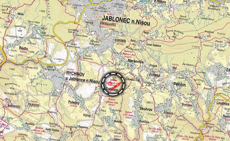 Prodej pole, Dalešice, 80492 m2