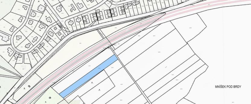 Prodej pole, Mníšek pod Brdy, 1184 m2