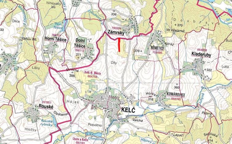 Prodej pole, Kelč, 14800 m2