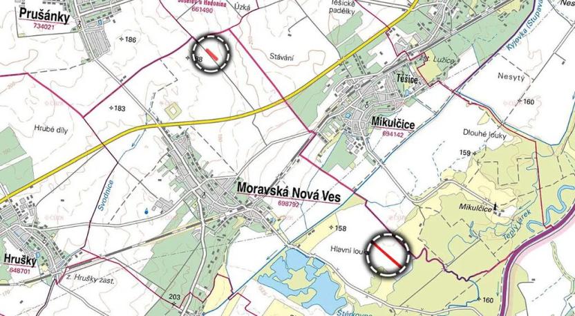 Prodej pole, Moravská Nová Ves, 5594 m2