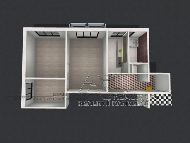 Prodej bytu 3+1, České Budějovice, L. M. Pařízka, 61 m2