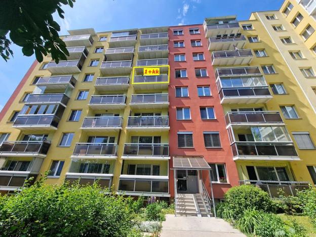 Pronájem bytu 1+kk, Brno, Okrouhlá, 28 m2