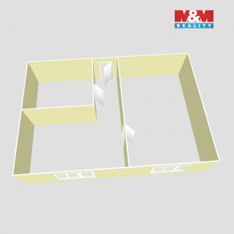 Prodej bytu 1+1, Chomutov, Borová, 35 m2