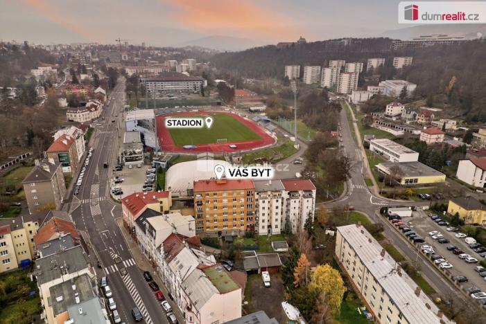 Prodej bytu 1+kk, Ústí nad Labem - Klíše, U Stadiónu, 16 m2