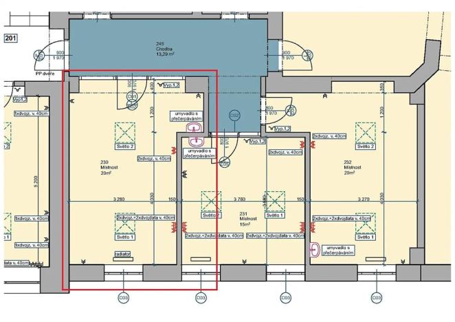 Pronájem kanceláře, Frýdek-Místek, tř. T. G. Masaryka, 20 m2