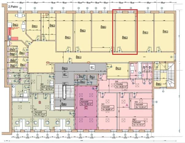 Pronájem kanceláře, Sedliště, 26 m2