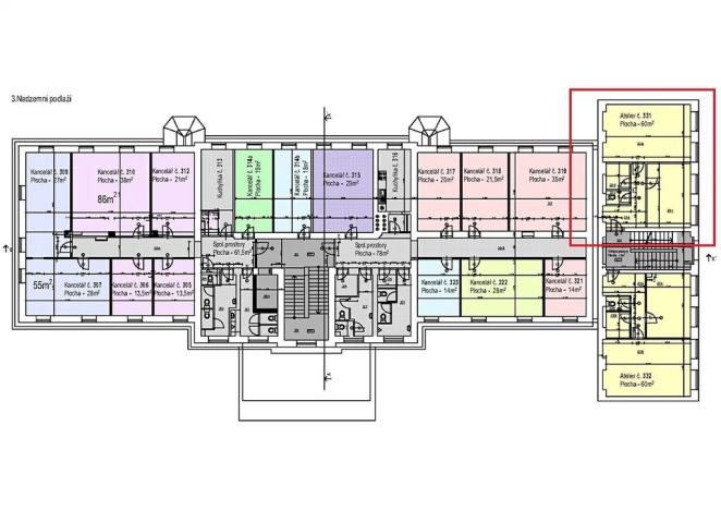 Pronájem kanceláře, Frýdek-Místek, Potoční, 60 m2