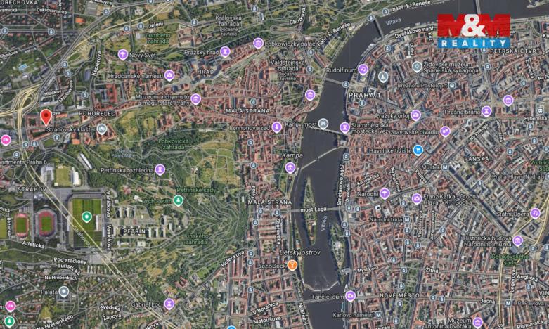 Prodej atypického bytu, Praha - Střešovice, Za Pohořelcem, 114 m2