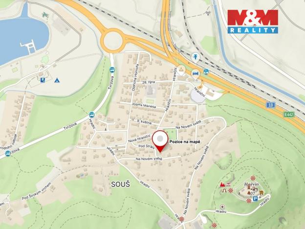 Prodej pozemku pro bydlení, Most - Souš, 1699 m2