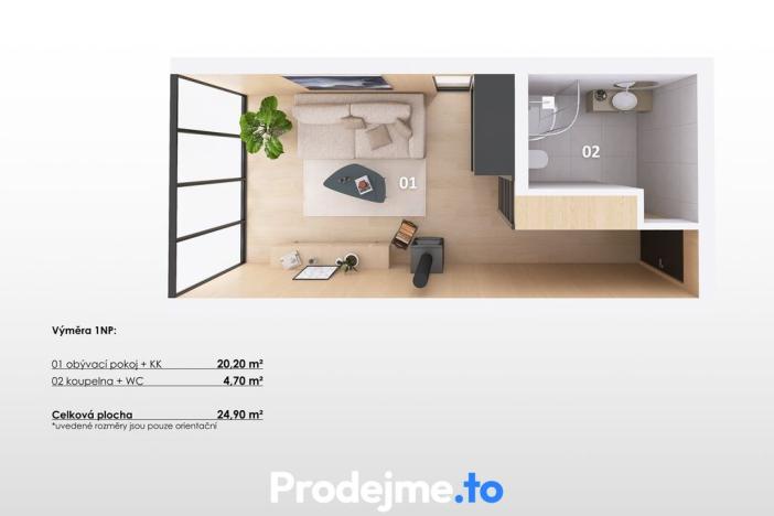 Prodej rodinného domu, Dobšice, 34 m2