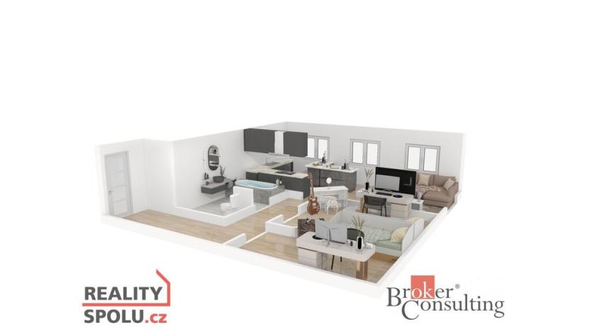 Prodej bytu 3+kk, Plzeň - Křimice, Žitná, 63 m2