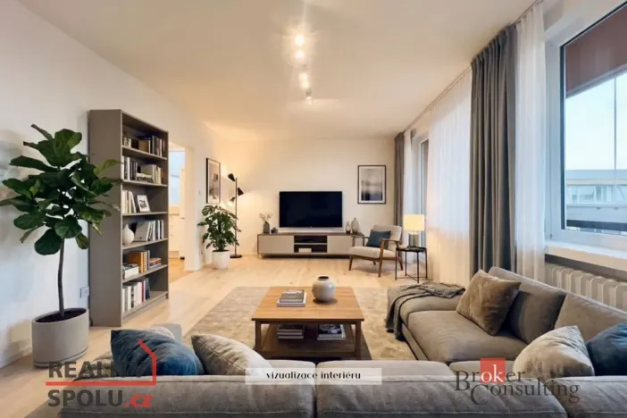 Pronájem bytu 3+1, Praha - Michle, Pod dálnicí, 83 m2