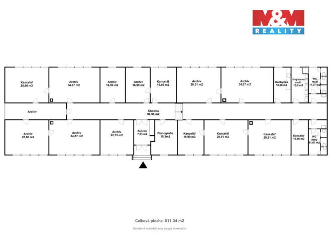 Prodej obchodního prostoru, Příbram - Příbram I, Gen. R. Tesaříka, 511 m2