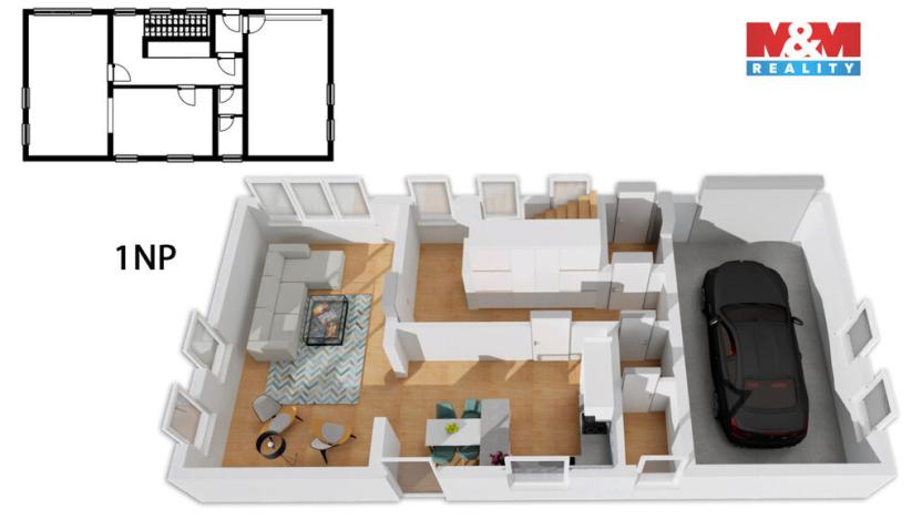 Prodej rodinného domu, Hřebeč, Opletalova, 184 m2