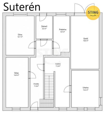 Prodej rodinného domu, Částkov, 278 m2
