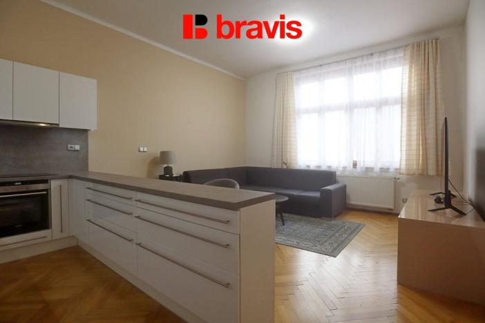 Pronájem bytu 2+kk, Brno - Veveří, Údolní, 54 m2