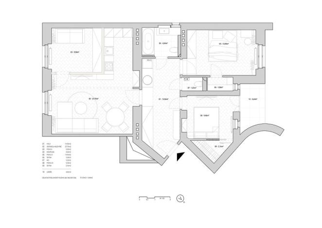 Prodej bytu 4+kk, Praha - Vinohrady, Na Folimance, 97 m2