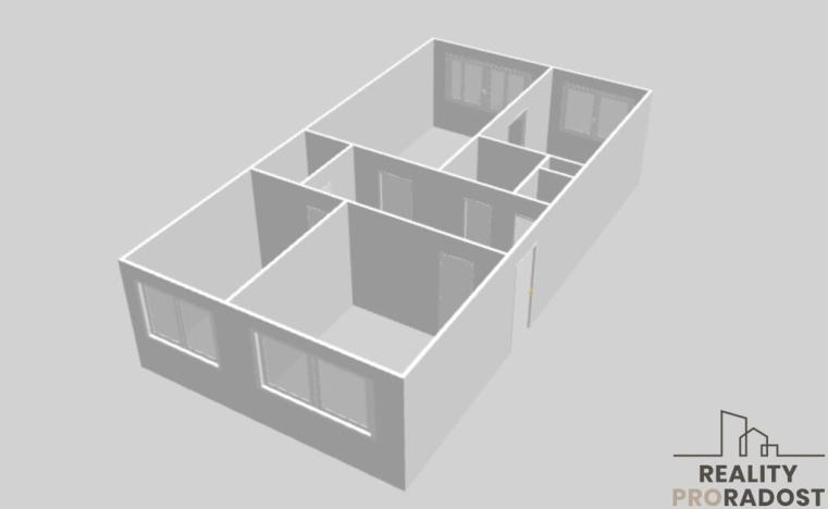 Prodej bytu 3+1, Most, Česká, 61 m2