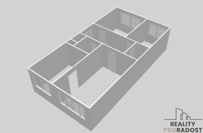 Prodej bytu 3+1, Most, Česká, 61 m2