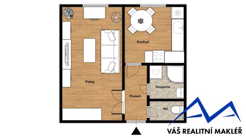 Prodej bytu 1+1, Ostrava, Dětská, 42 m2